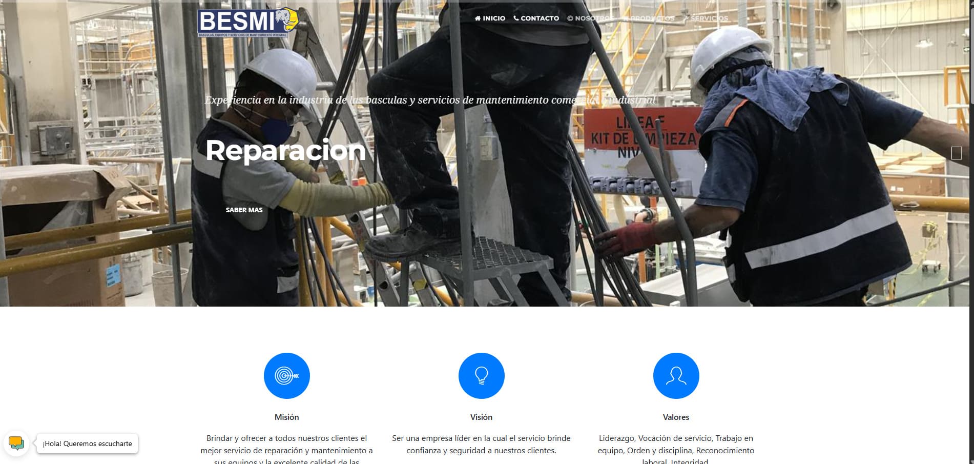 Besmi — sitio web